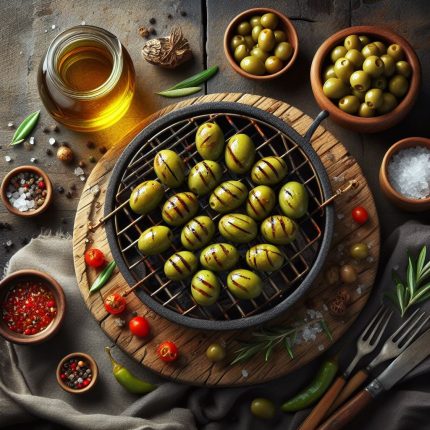 Turkish Natural & Organic Grilled Green Olives - The Taste of Naturalness