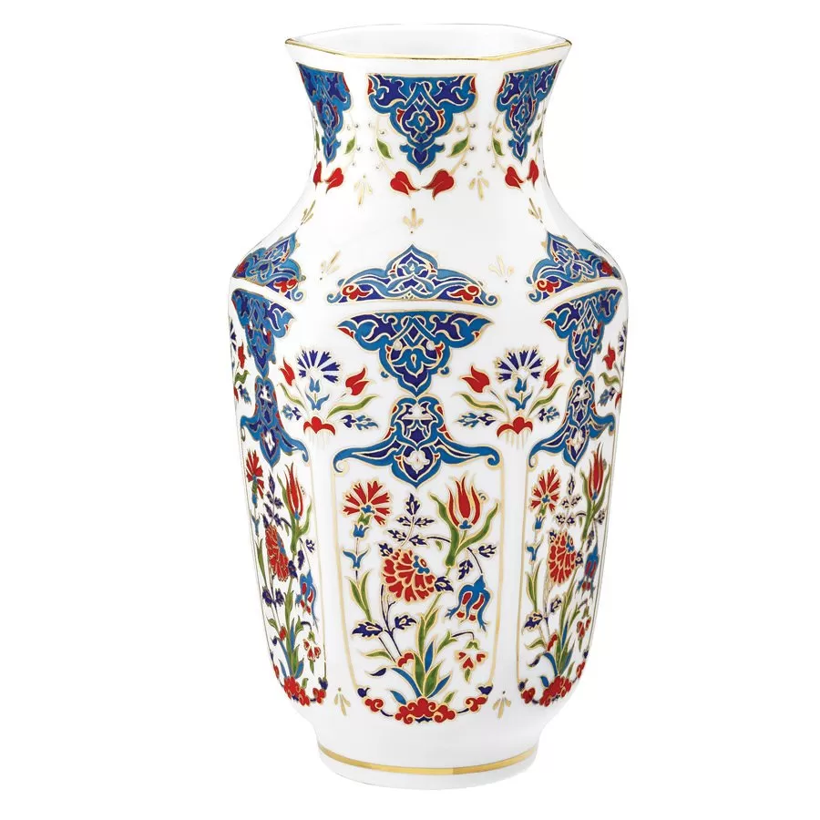 Turkish Kütahya Porcelain Handmade Vase 24 | Economia Bazaar
