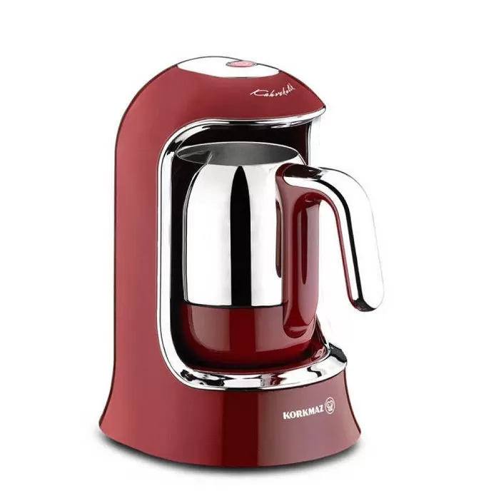 Turkish Electric Coffee Maker (Red) | Economia Bazaar