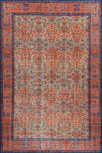 colorful vintage woven rug