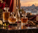 Elegant Turkish perfume bottles with rose bergamot and gift box