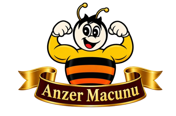 Anzer Macunu packaging-derived logo for Anzer Atom