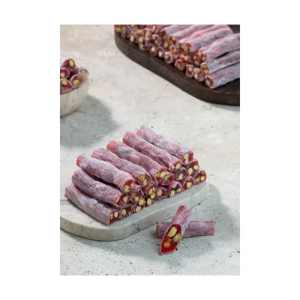 Musko Pomegranate-Flavoured Pistachio Fitil Turkish Delight – product photograph