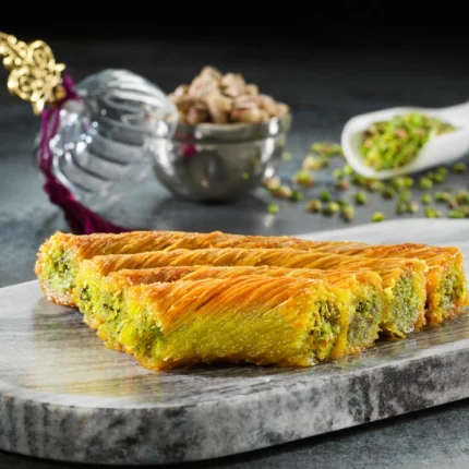 Pistachio Burma Kadayif | Handmade Turkish Dessert