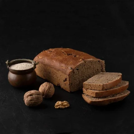 Turkish Sourdough Whole Rye with Walnut Bread