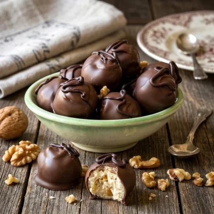 Walnut Stuffed Chocolate Chestnuts – Premium Gift