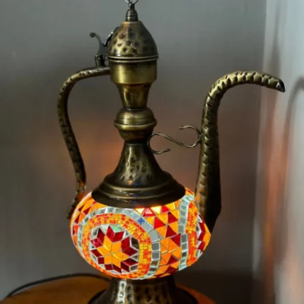 Turkish Mosaic Pitcher Lamp – Handmade – Otantik