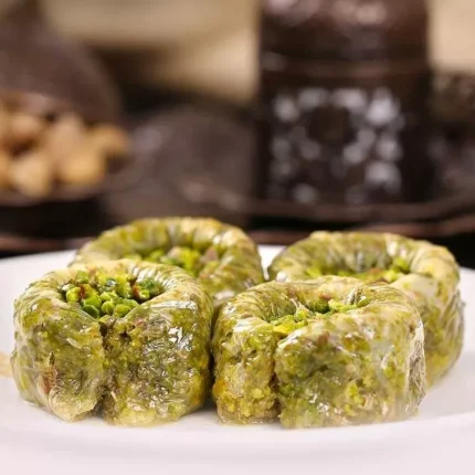 Pistachio Nightingale Nest Baklava | Handmade Bülbül Yuvası