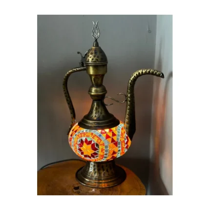 Turkish Mosaic Pitcher Lamp – Handmade – Otantik
